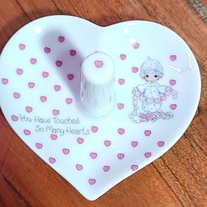 Vintage Precious Moments Ring Holder by Enesco 1987 Japan